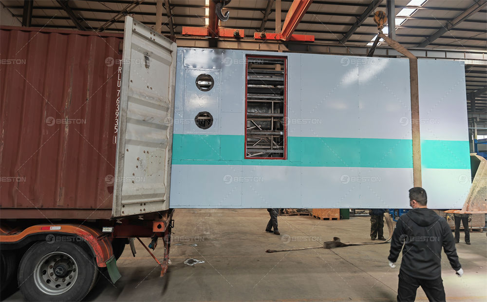 玻利維亞BTF5-8金屬烘幹蛋托設備第1張