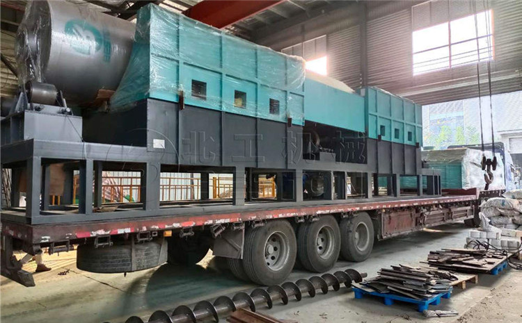 BST-50型号連續式炭化爐發往伊朗