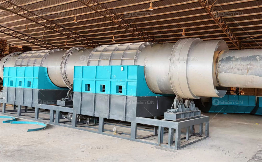 BST-30型号馬來西亞木材廠廢木料炭化設備第1張